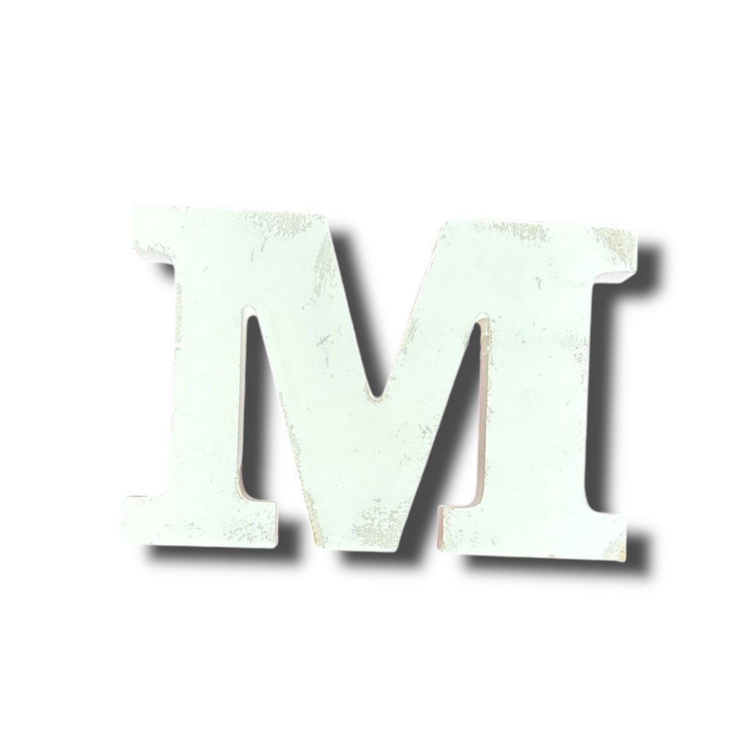 Lettere shabby H.10cm