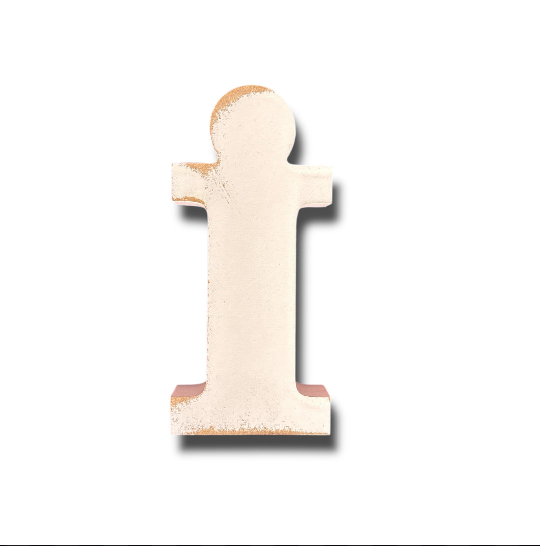 Lettere shabby H.10cm