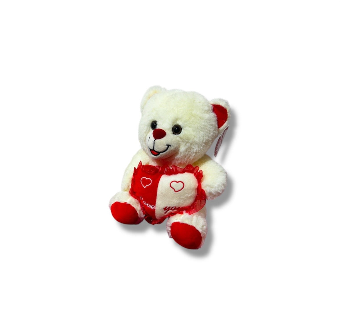 Orso peluche con cuore (2pz 25cm)