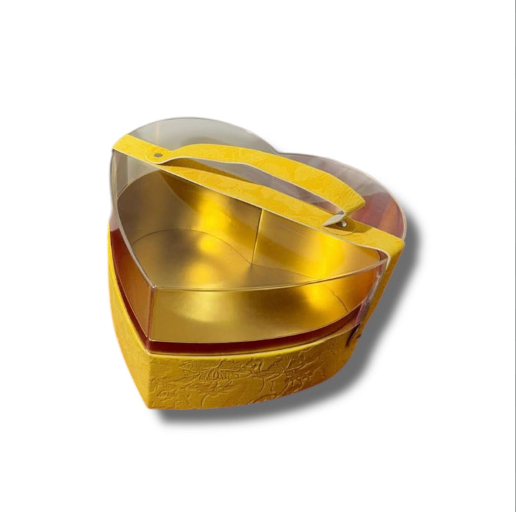 Scatola plastica e tessuto 20x20x14cm