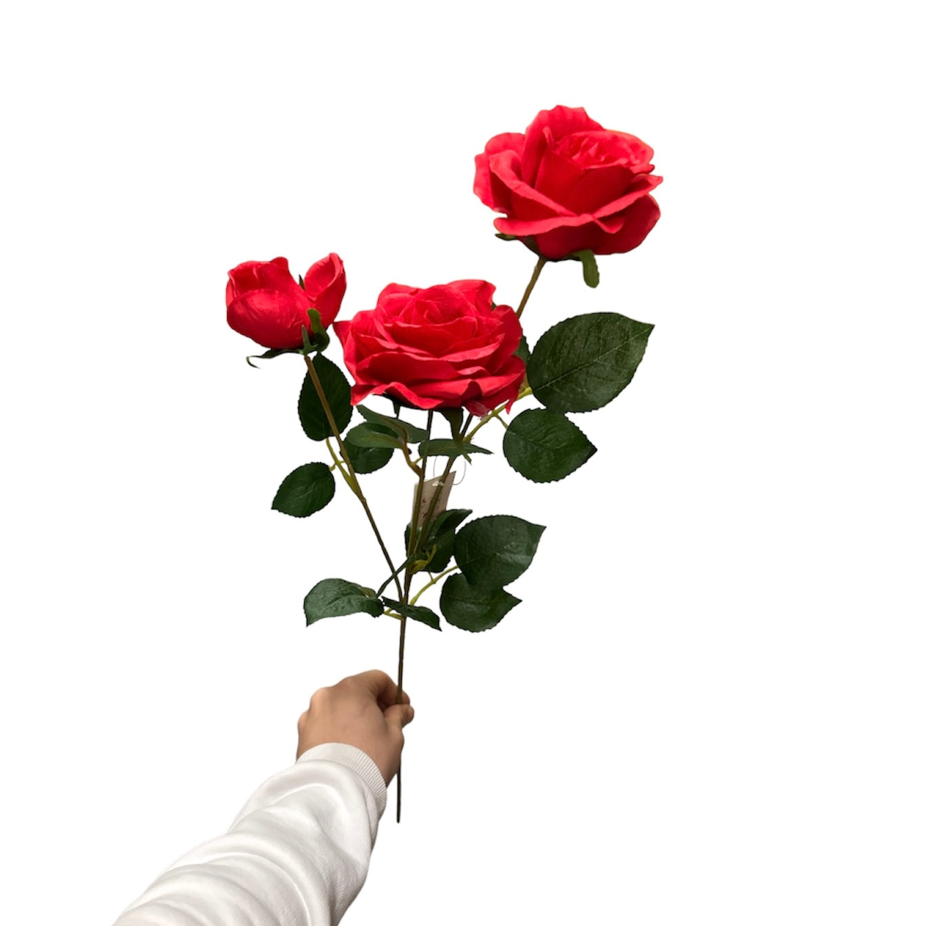 Rosa bud in poliestere
