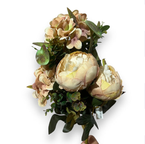 Mazzo frontali peonie/ortensie 46cm