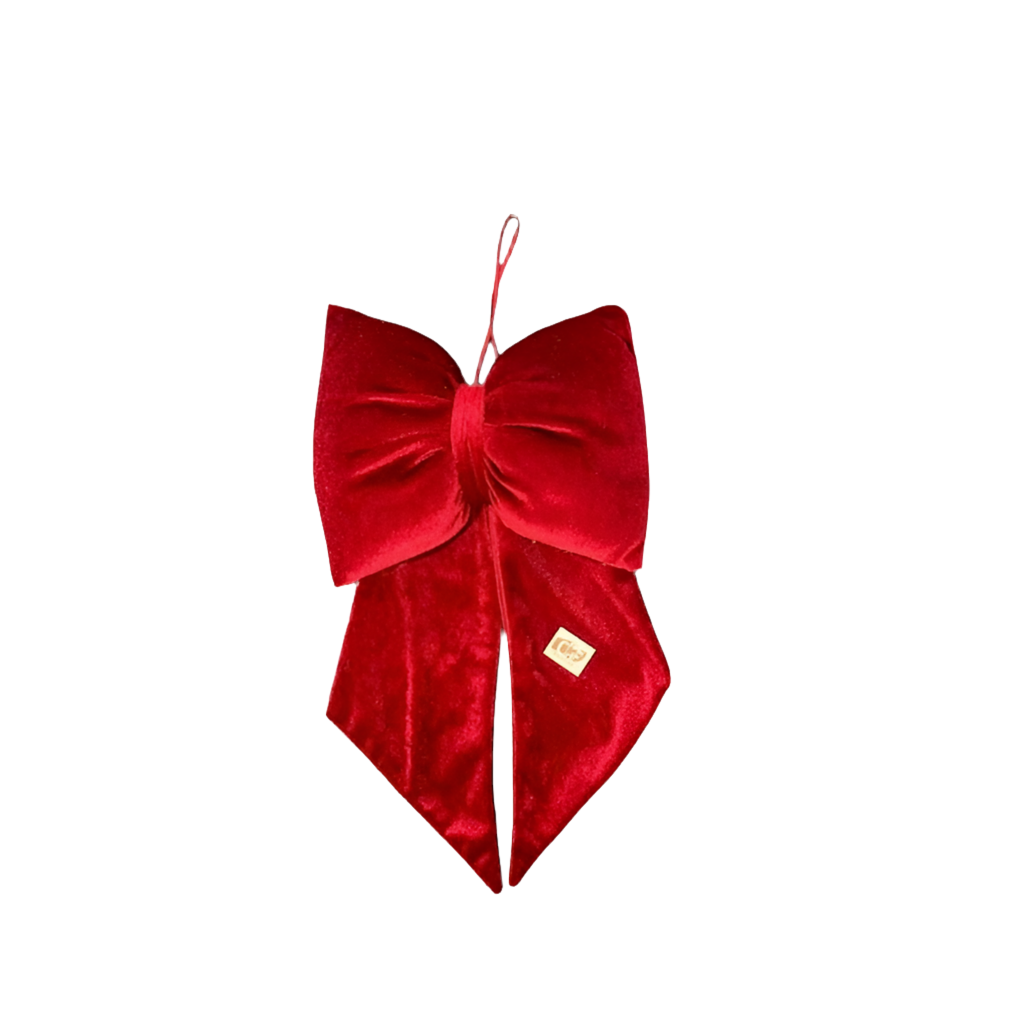 Fiocco velluto red cherry