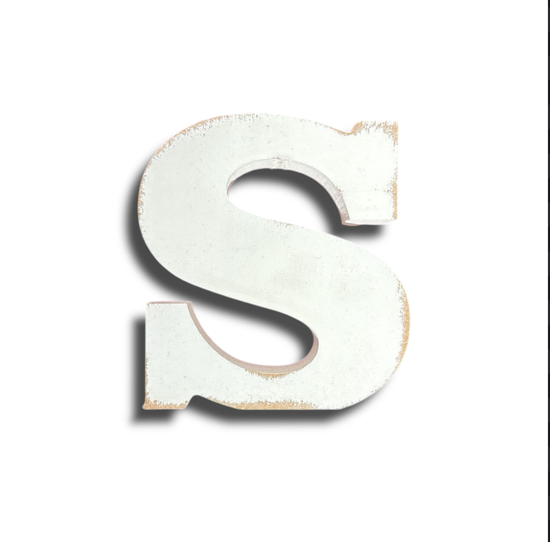 Lettere shabby H.10cm