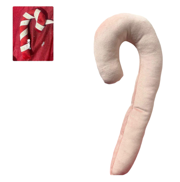 Bastoncino candycane in velluto
