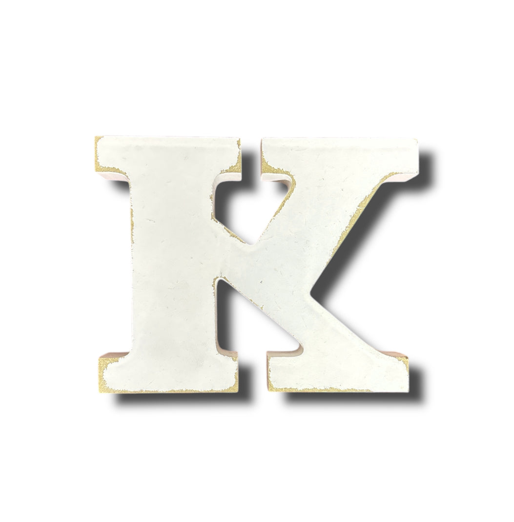 Lettere shabby H.10cm