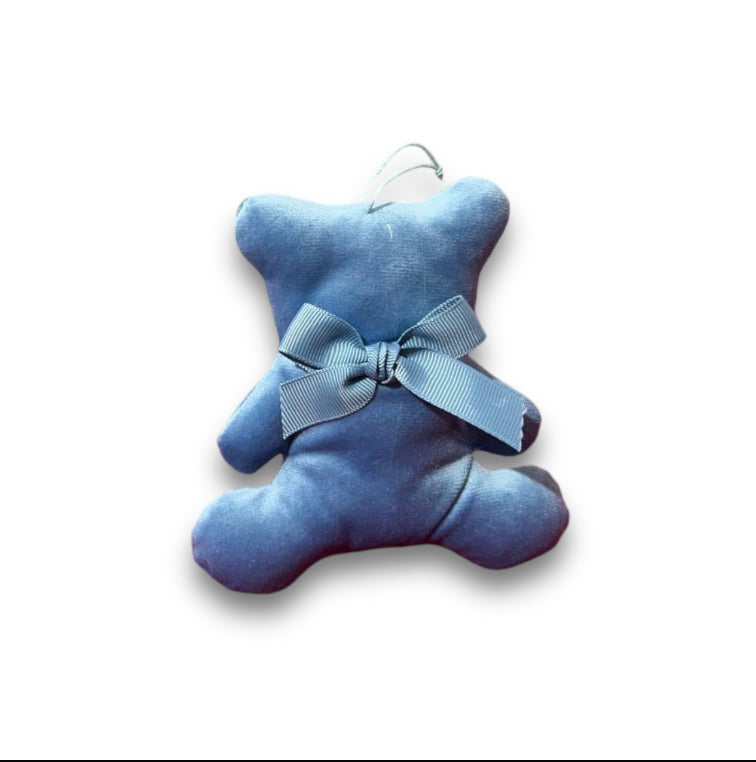 Orso in velluto fatto a mano 12x12cm (4pz)