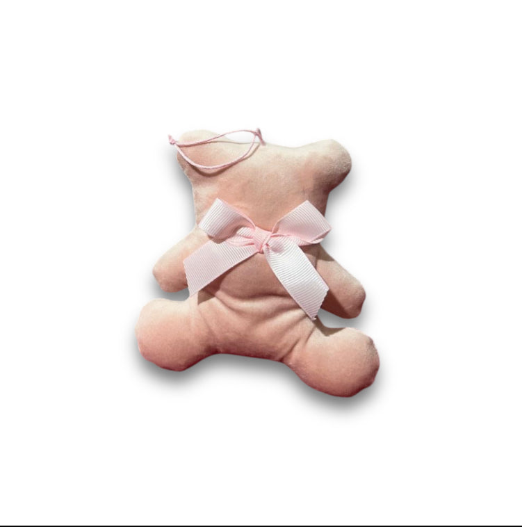 Orso in velluto fatto a mano 12x12cm (4pz)