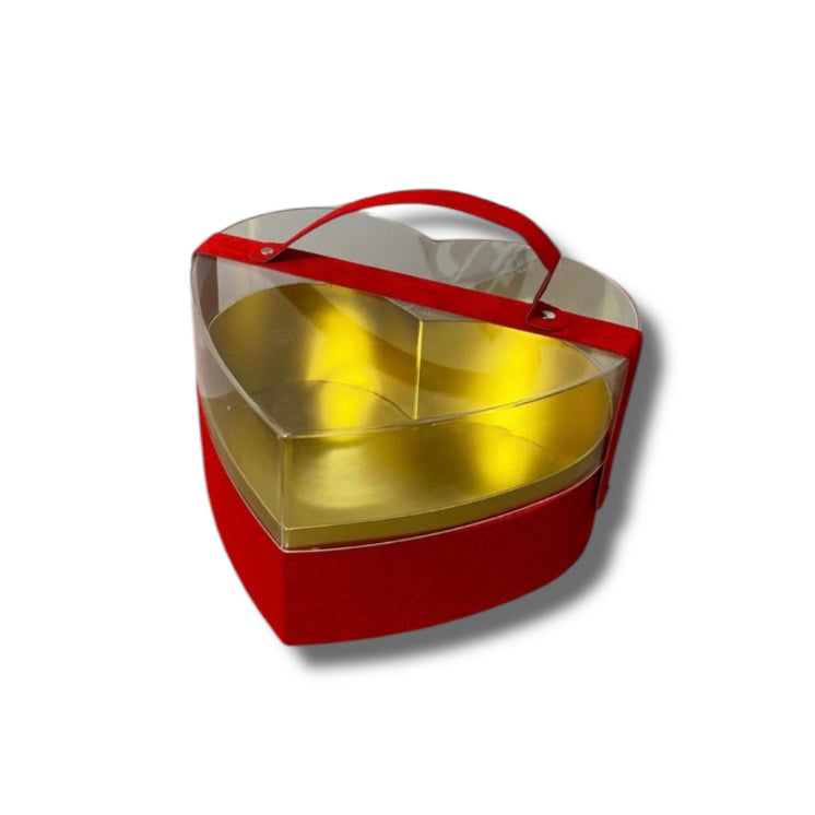 Scatola plastica e tessuto 20x20x14cm