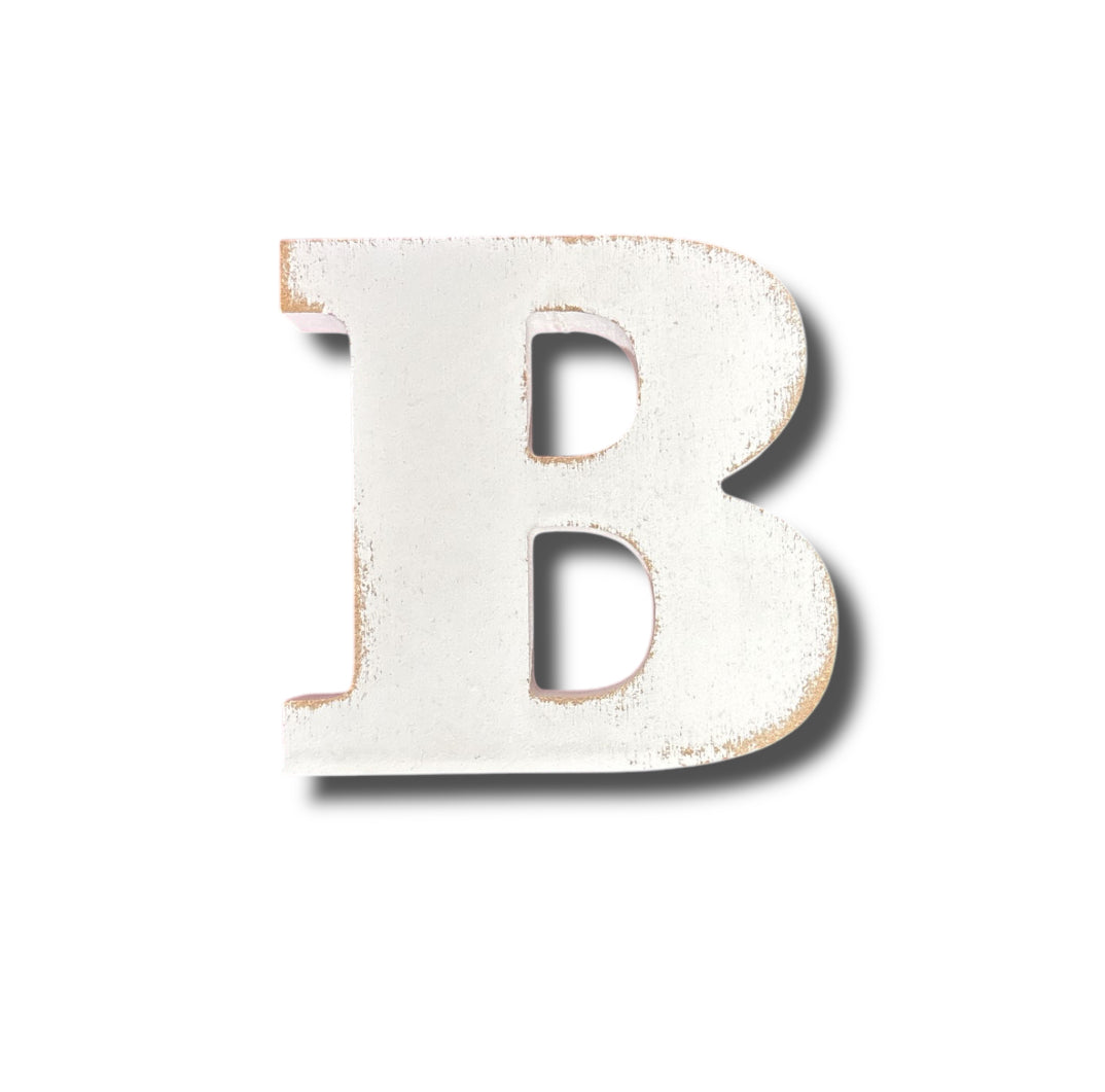 Lettere shabby H.10cm
