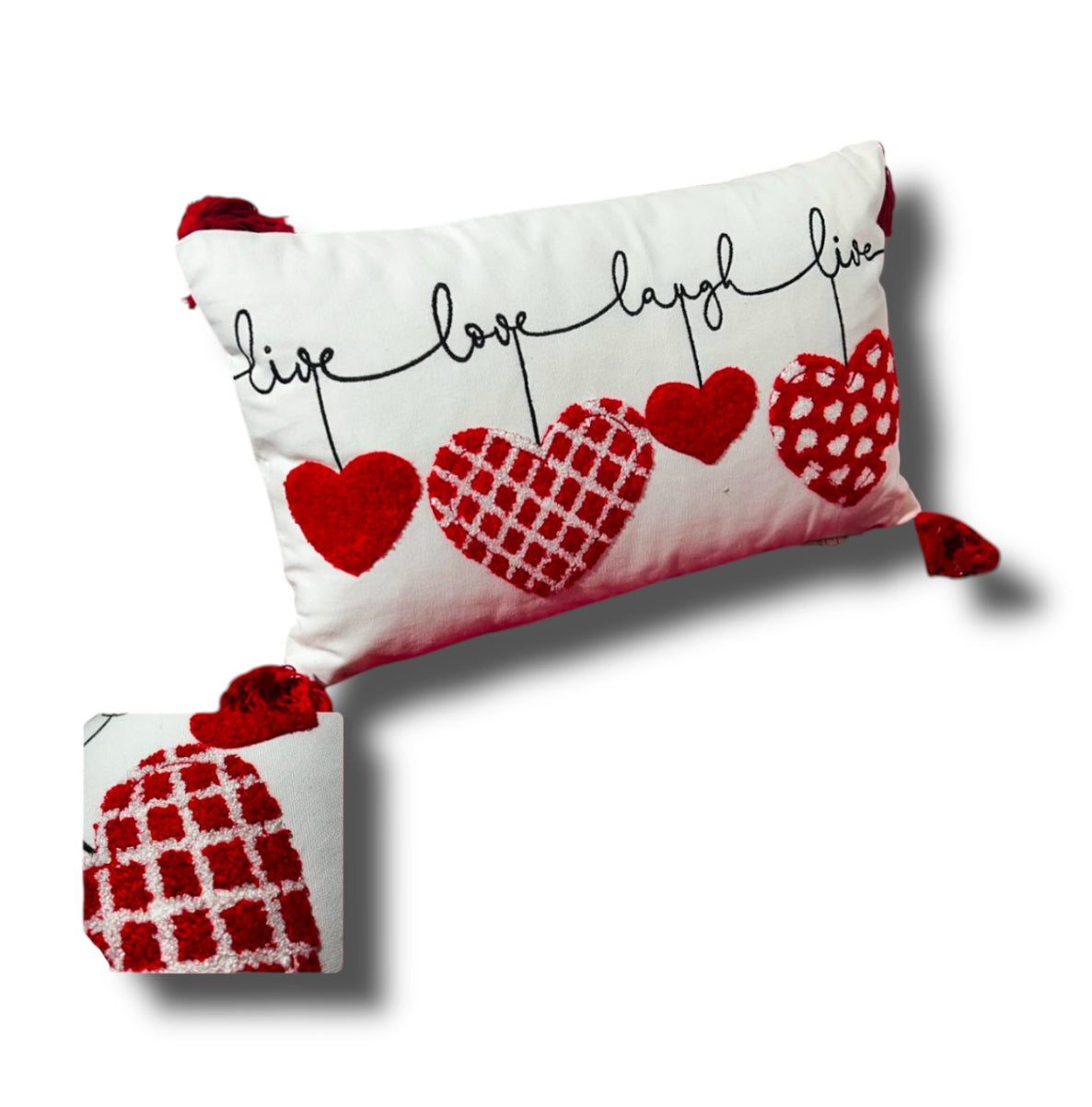 Cuscino decorativo in cotone 30x50cm