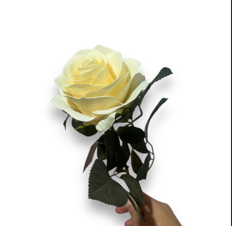 Single rose spray 67cm