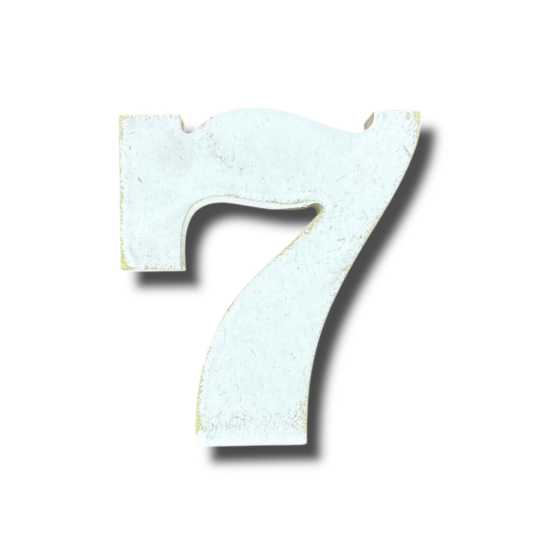 Numero shabby H.10cm