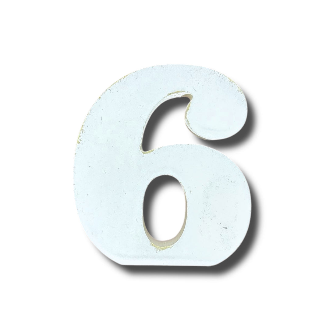 Numero shabby H.10cm