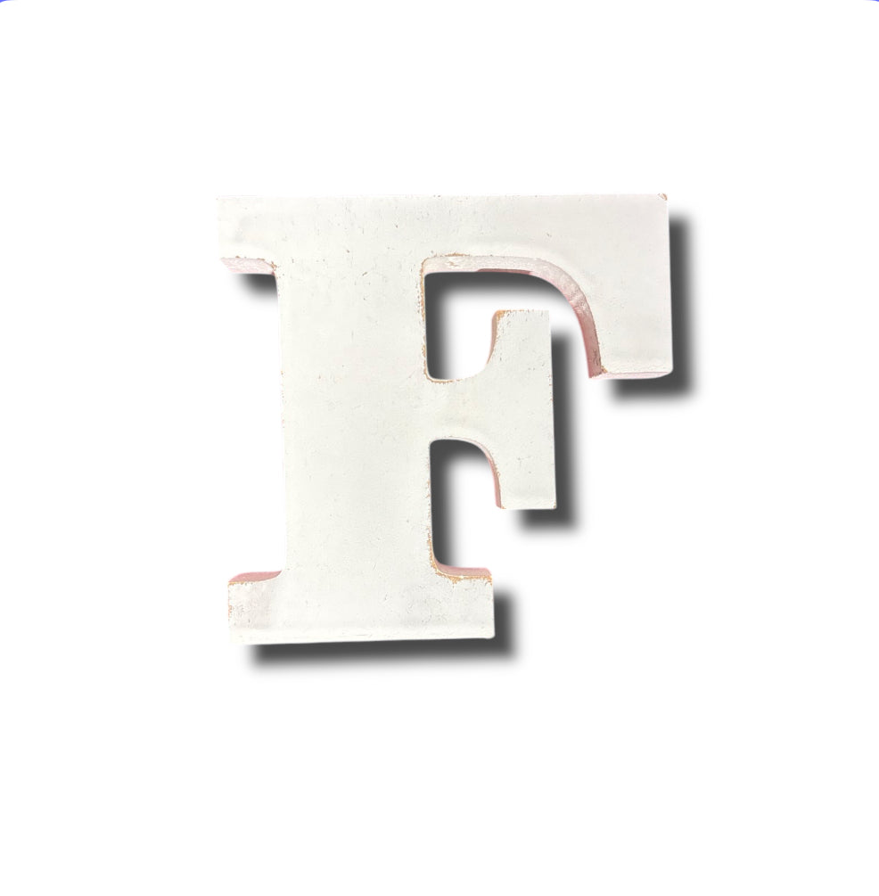 Lettere shabby H.10cm