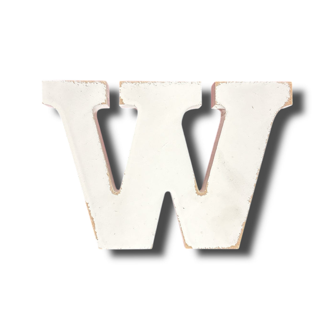 Lettere shabby H.10cm