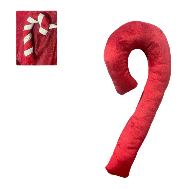 Bastoncino candycane in velluto