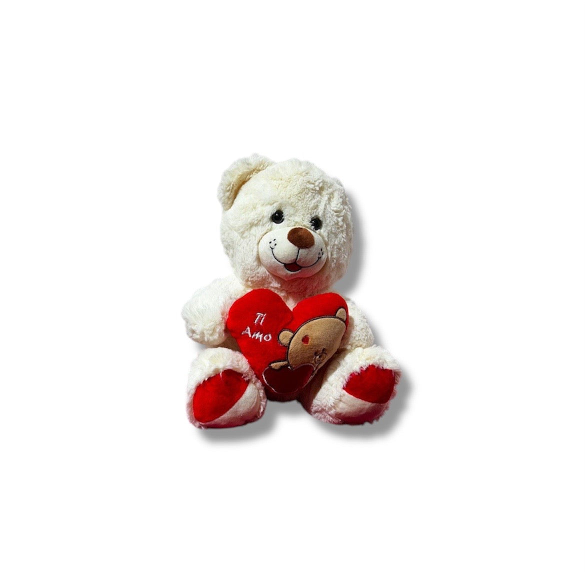 Orso peluche con cuore 35cm