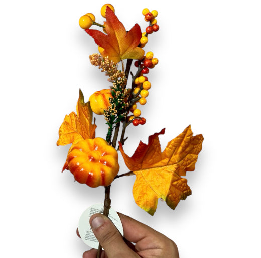 Rametto con decorazioni autunnali 35cm