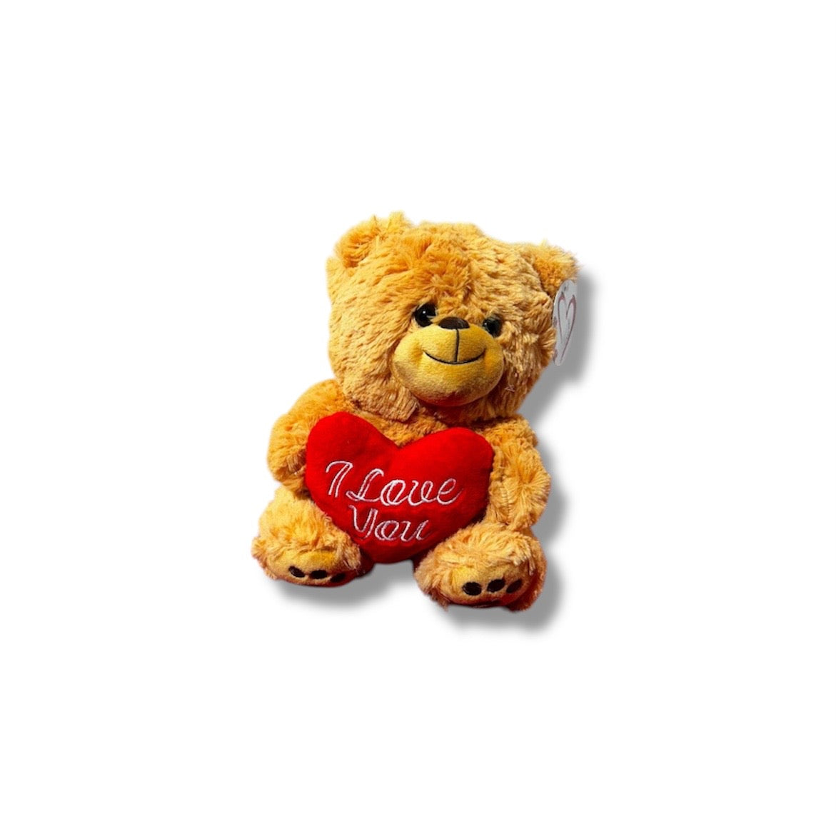 Orso peluche con cuore (2pz 25cm)