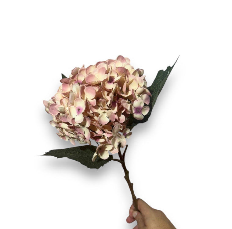 Single Hydrangea spray 50cm