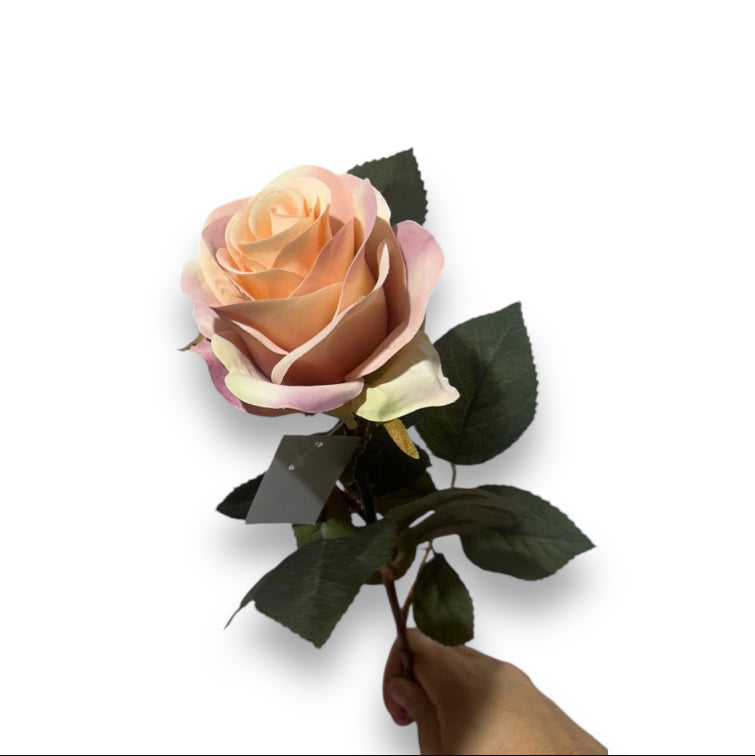 Single rose spray 67cm