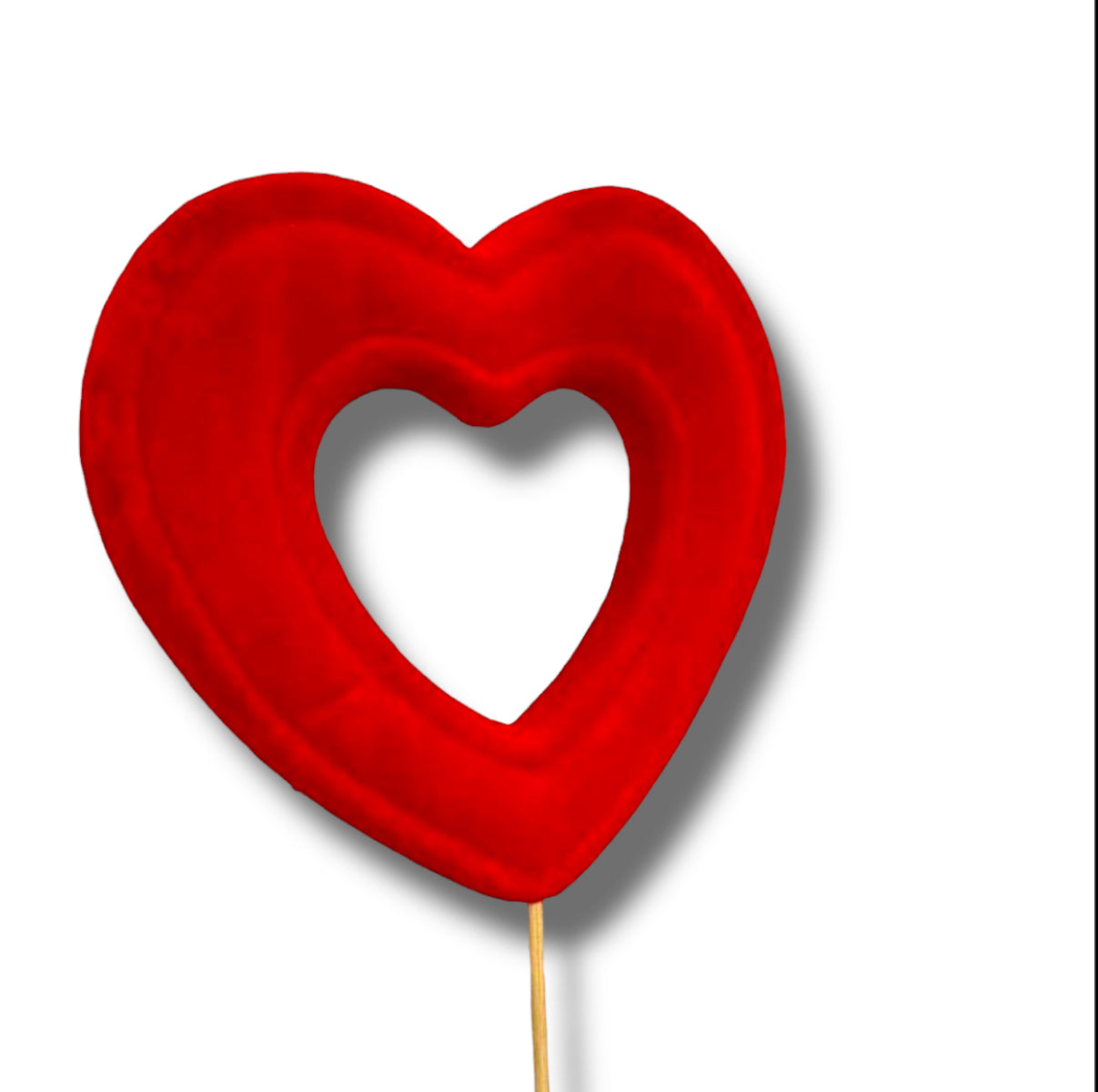 Cuore con stecco 20cm