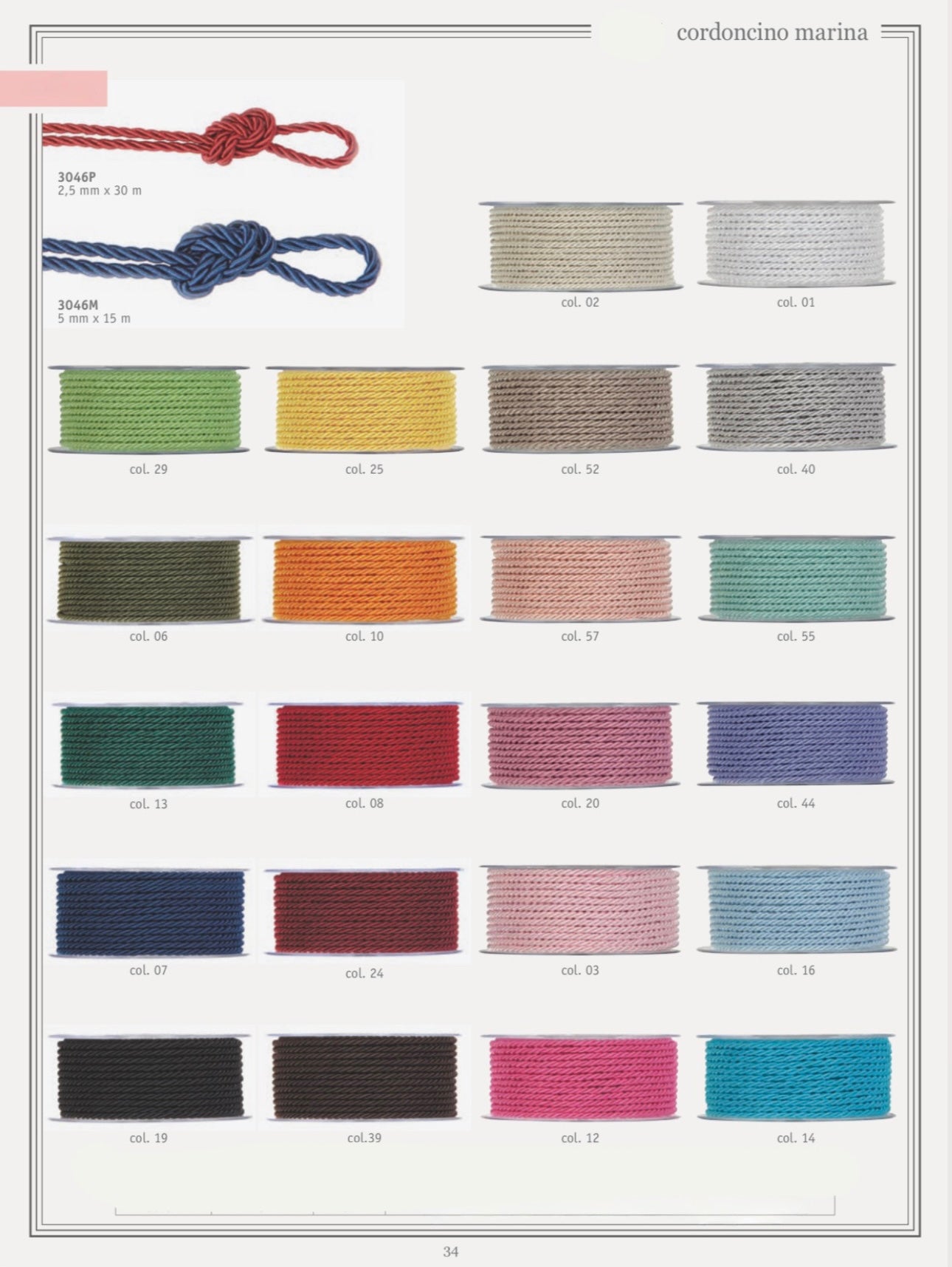 Cordino Marina mm2,5x30mt