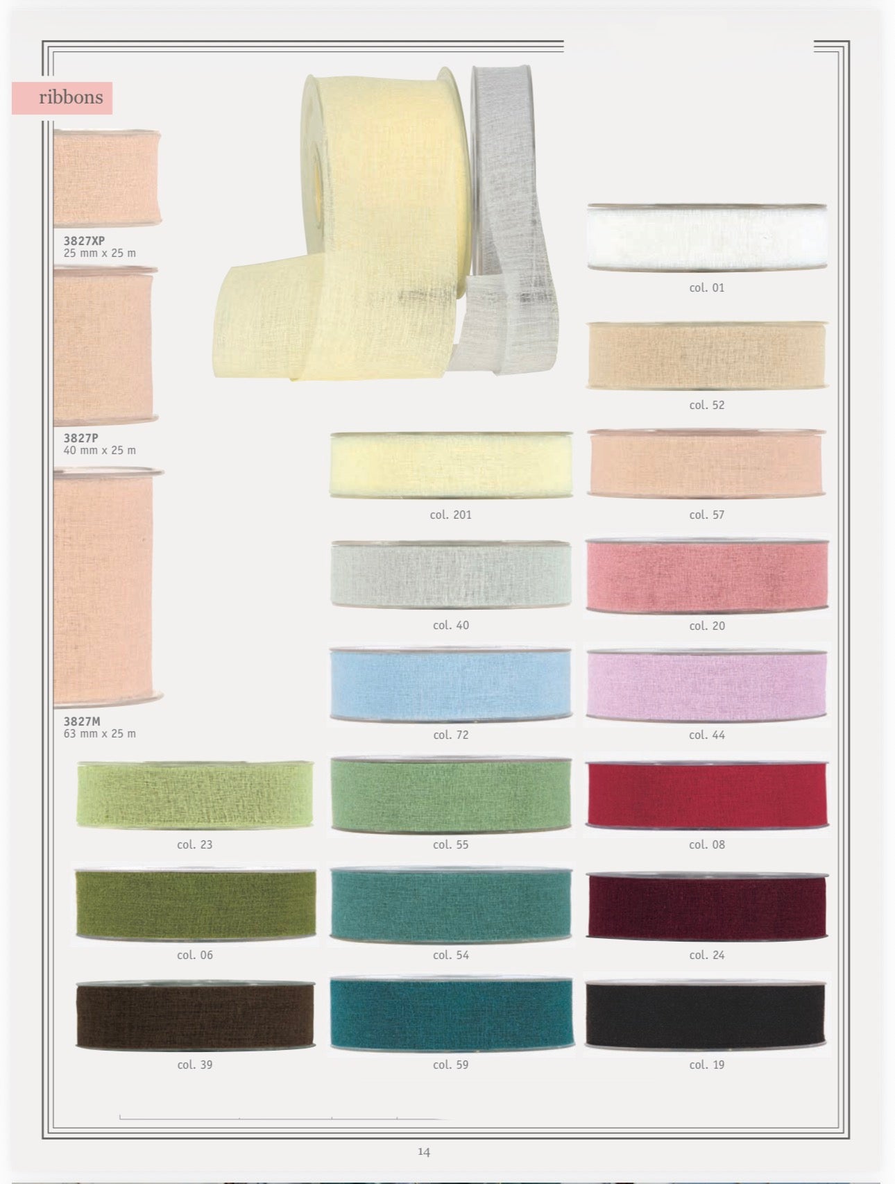 Nastro delicate/ garzato