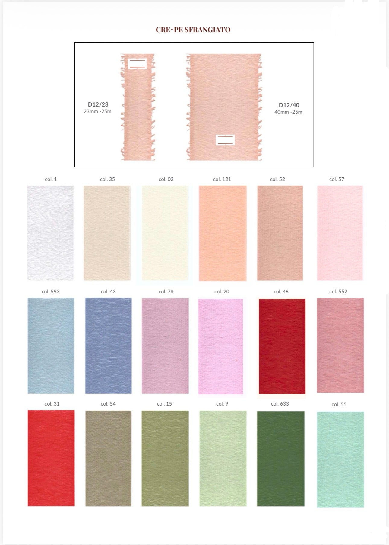 Nastro chiffon Furlanis