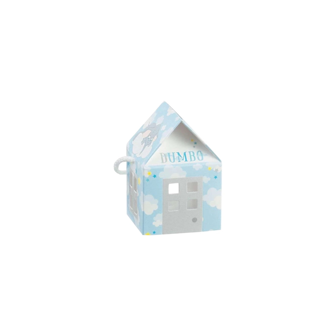 Scatola Casetta Dumbo Celeste – Confezione da 10 pz – 5,5x5,5x5 cm