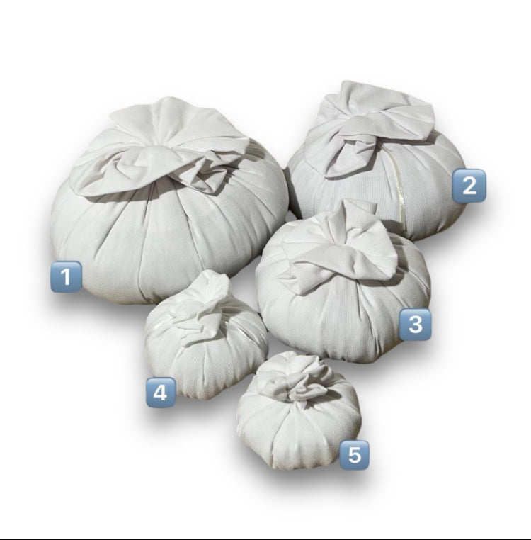 Pouf cotone senza decoro