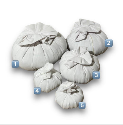 Pouf cotone senza decoro