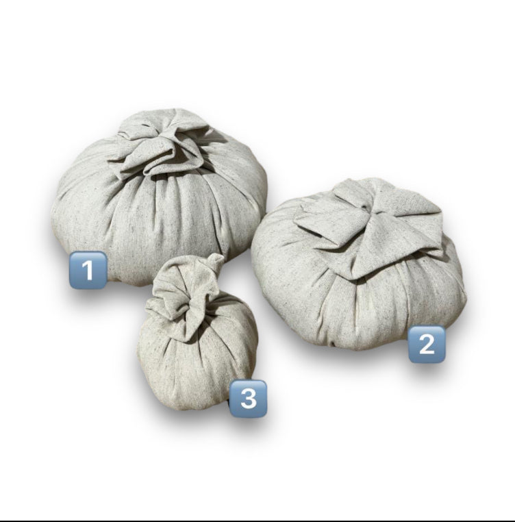 Pouf cotone senza decoro