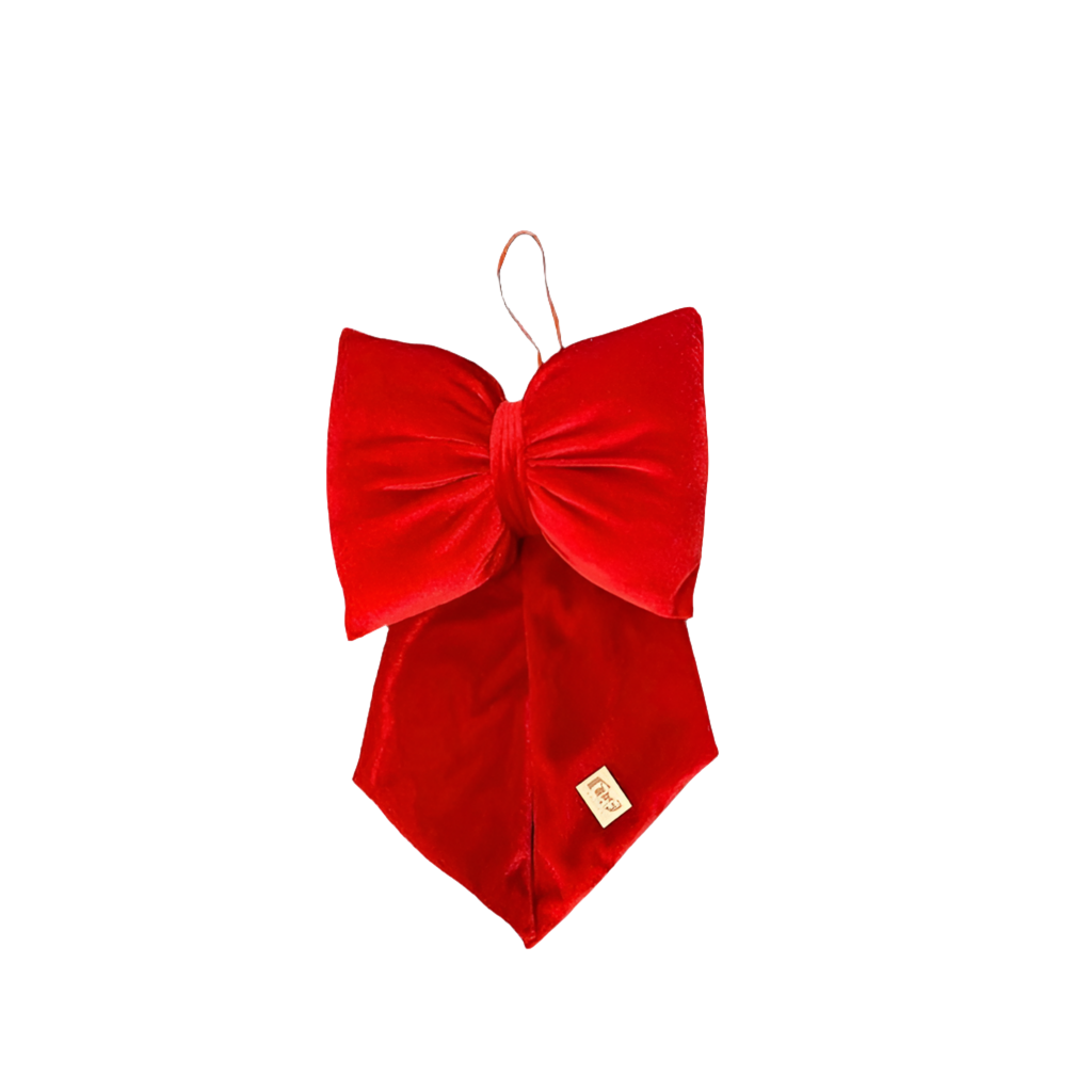 Fiocco velluto rosso valentino
