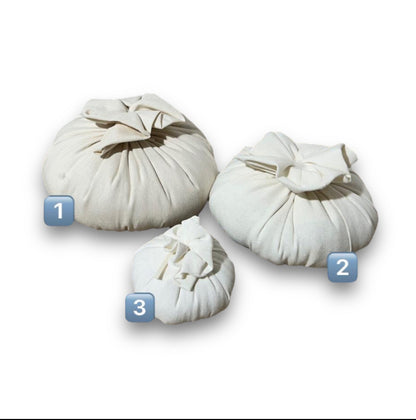 Pouf cotone senza decoro