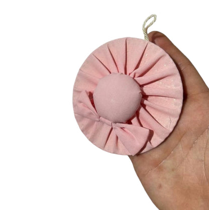 Cappello decoro in cotone D.10cm (6pz)