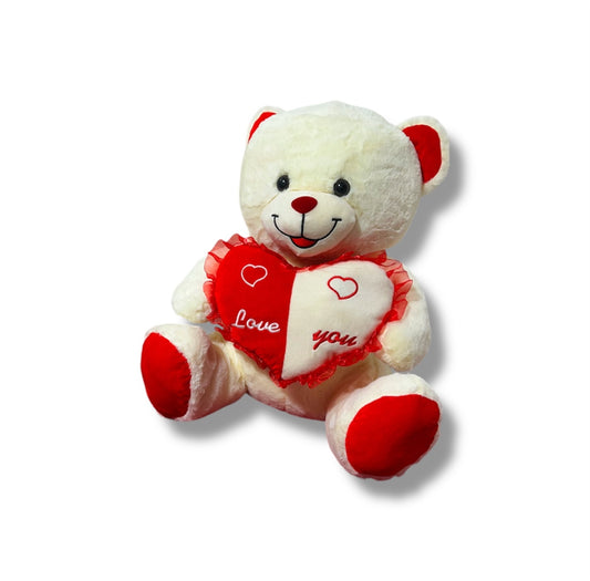 Orso peluche con cuore 55cm
