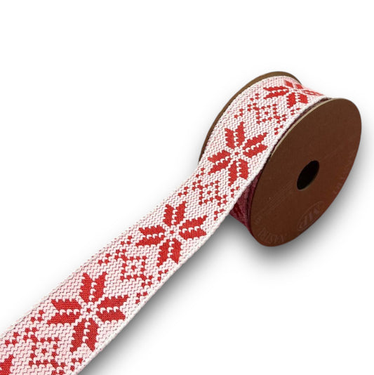 Nastro Xmas star geometry mm37x10mt