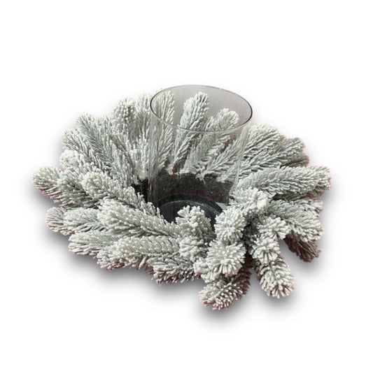 Centrotavola pino innevato Nordmann