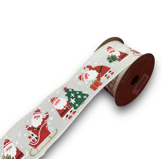 Nastro Santa & gifts mm53x10mt