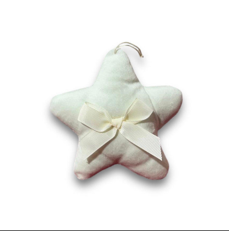 Stella di velluto 13x13cm (4pz)