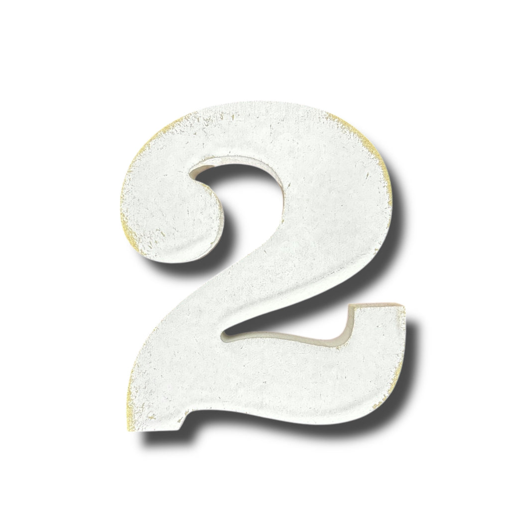 Numero shabby H.10cm