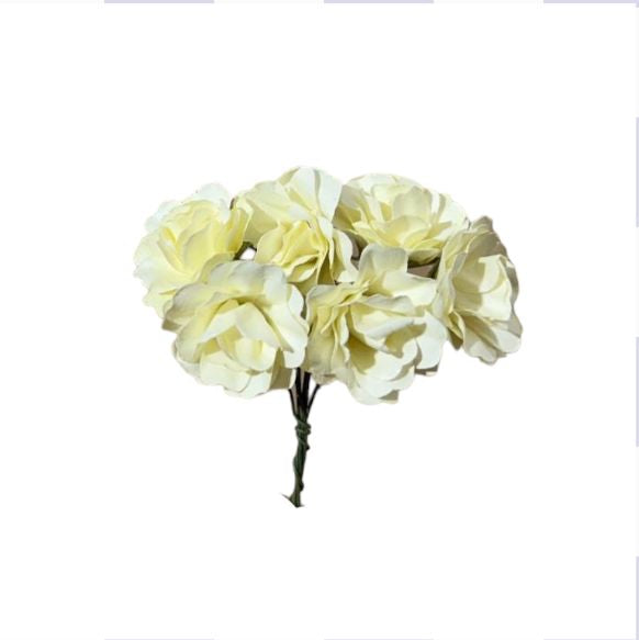 Fiore bomboniera artificiale d.3cm (72pz)