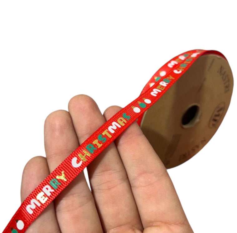 Nastro funny Merry Xmas mm10x20mt