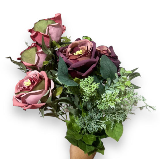 Mazzo rose cabbage 48cm