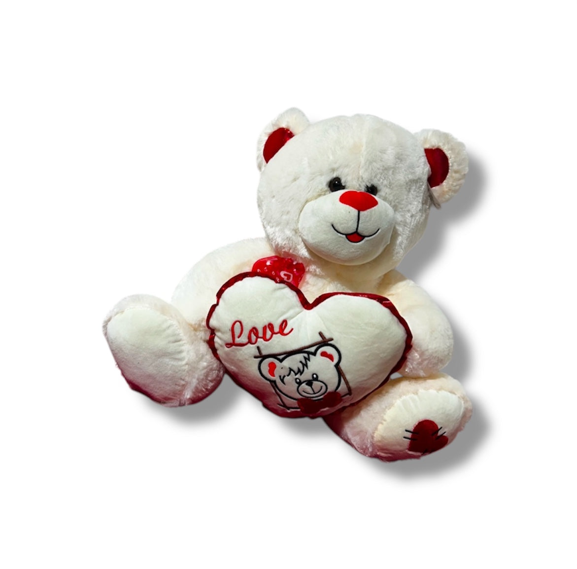 Orso in peluche con cuore 55cm