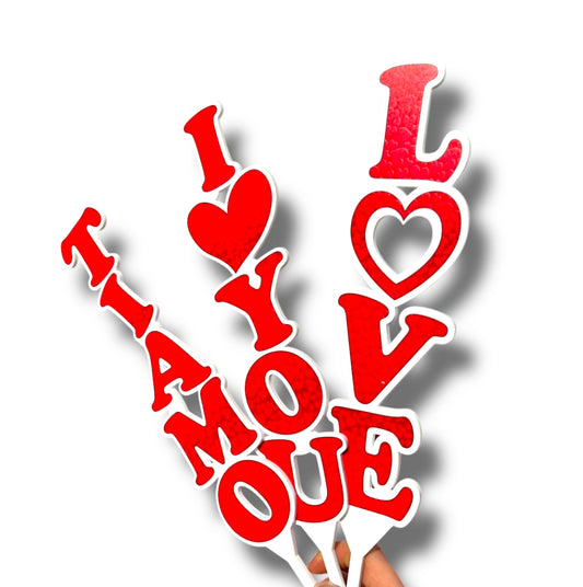 Topper San Valentino H.40cm (3pz)
