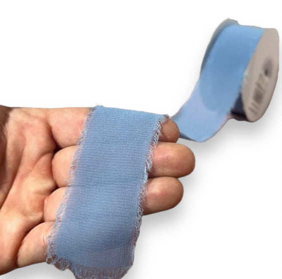 Nastro chiffon sfrangiato