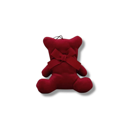 Orso in velluto fatto a mano 12x12cm (4pz)